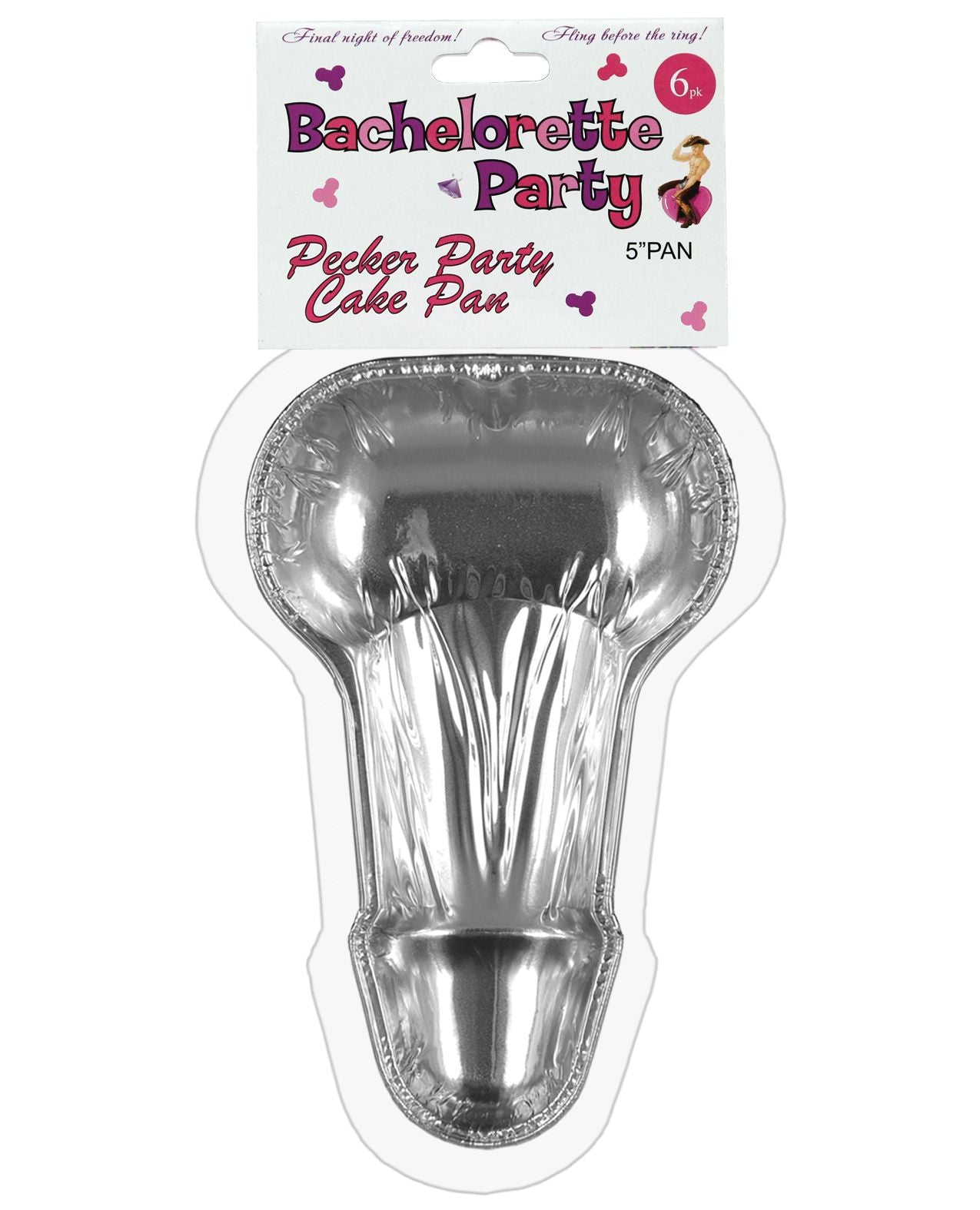 Bachelorette Disposable Peter Party Cake Pan Small