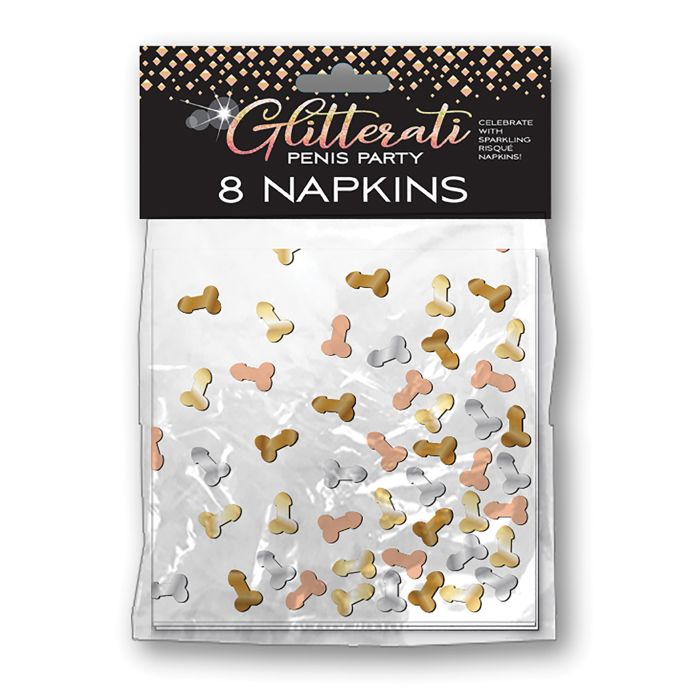 Glitterati Boobie Party Napkins - Pack of 8