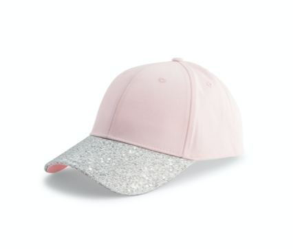 Women's Wedding Party Glitter Hats - Blush