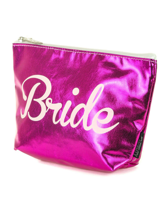 Zip Pouch: BRIDE Metallic Magenta