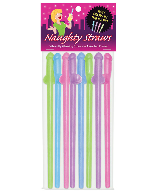 Glowing Naughty Straws